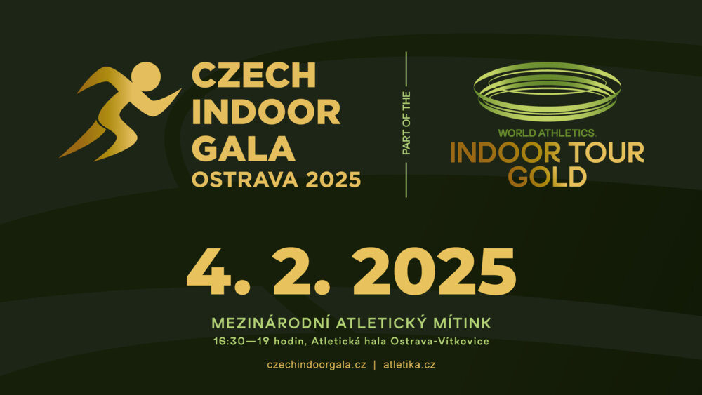 Vstupenky na Czech Indoor Gala 2025 jsou v prodeji