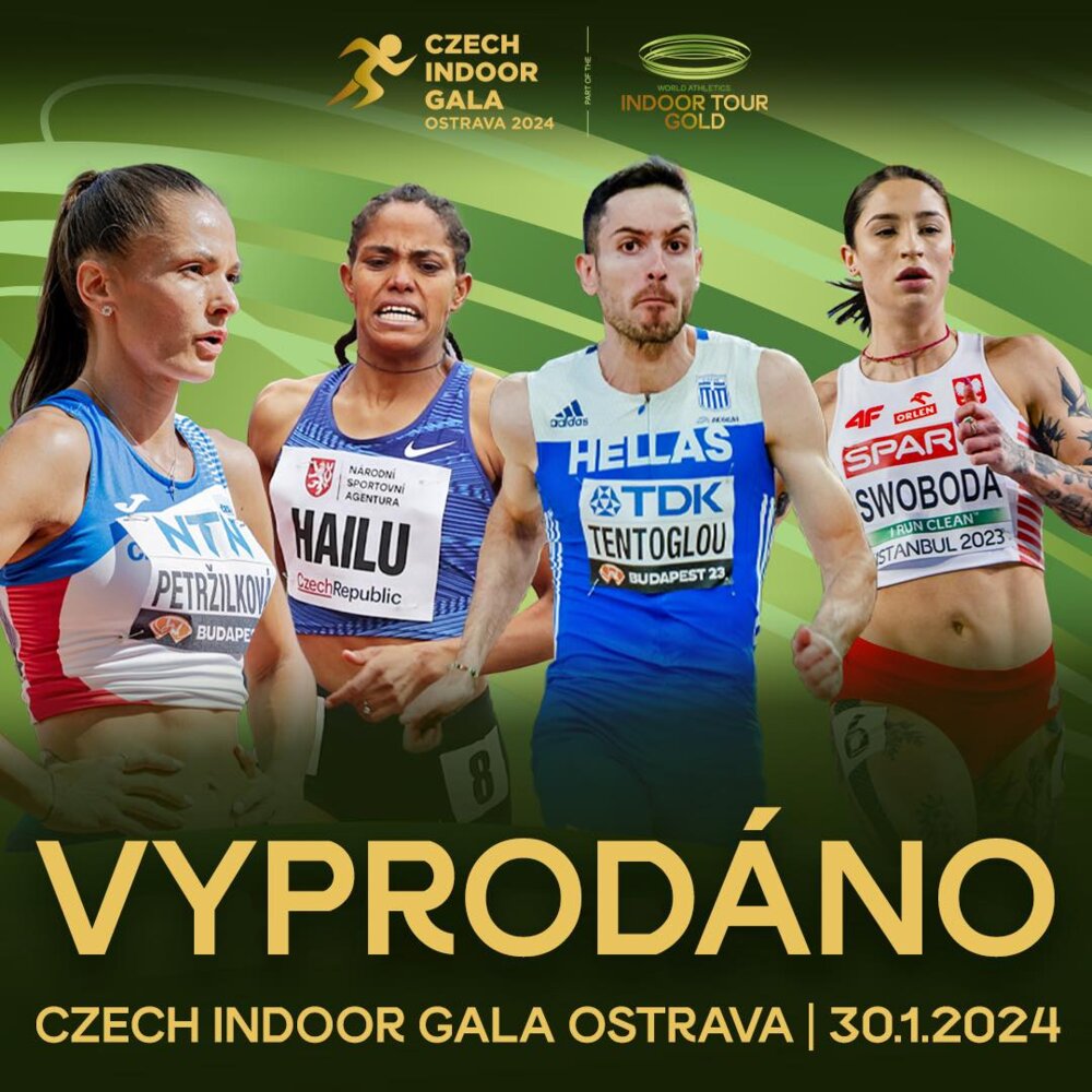 Czech Indoor Gala hlásí vyprodáno