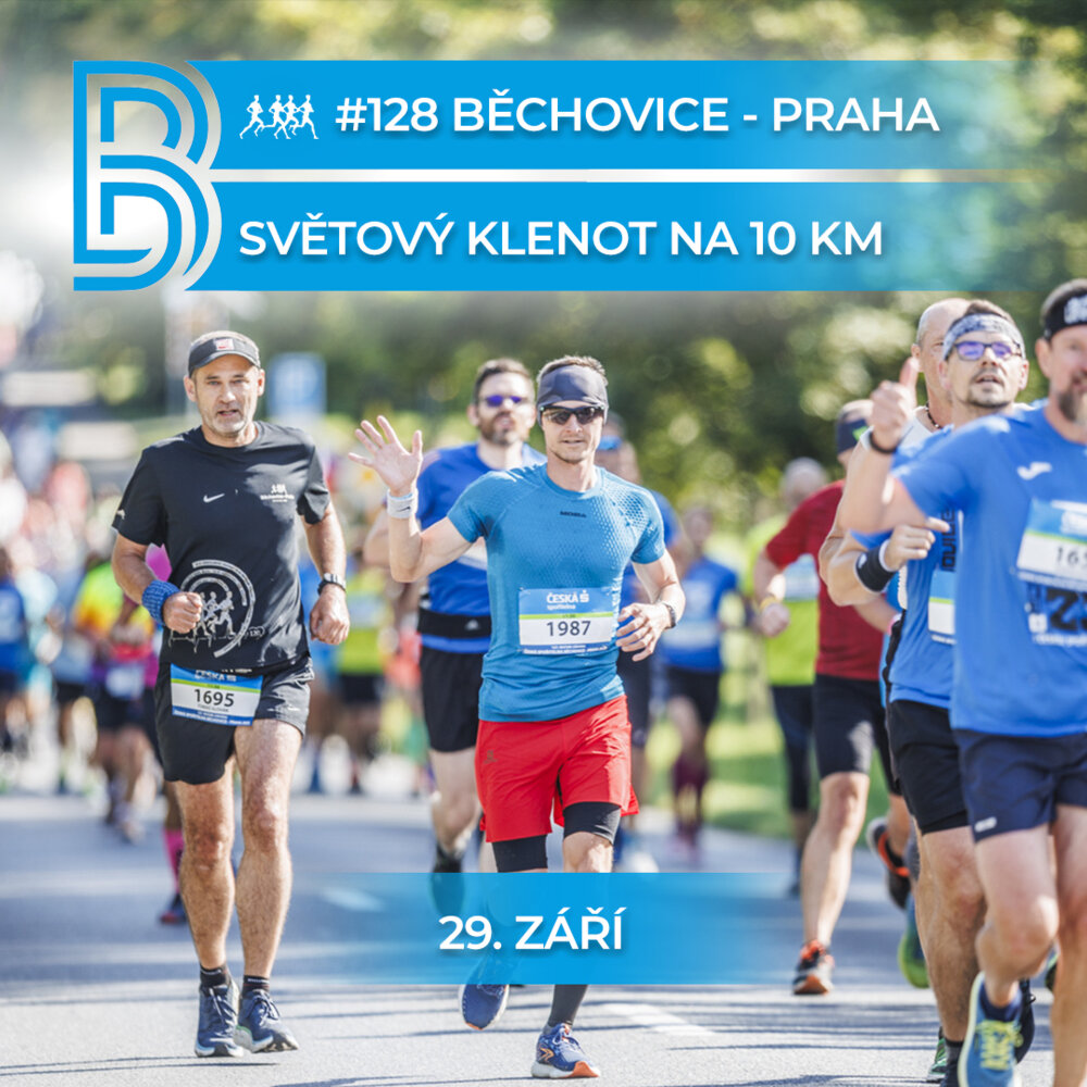 Běchovice-Praha na konci září již po 128.