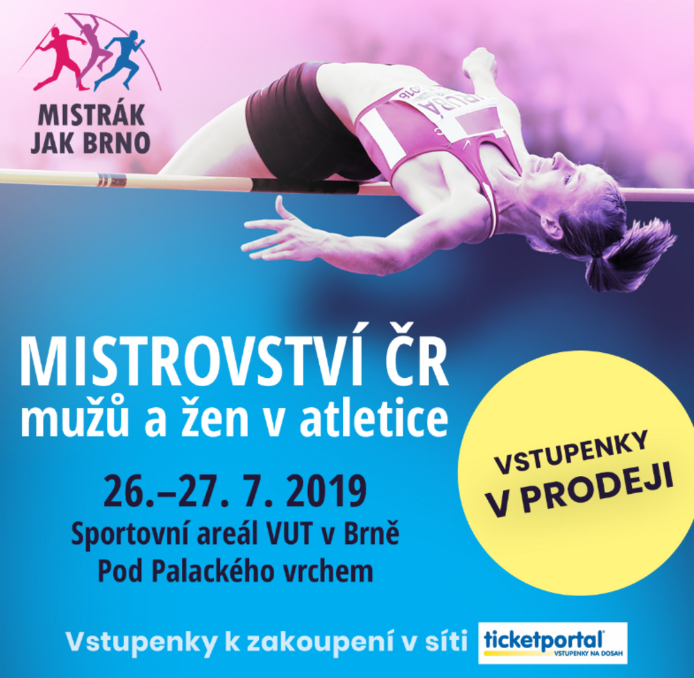 Brno hostí domácí atletickou elitu