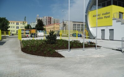 Nový stadion v Plzni před otevřením