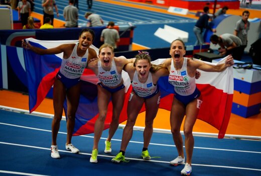 Češi završili vystoupení na HME bronzem štafety čtvrtkařek a Tomáše Staňka