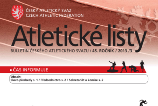 Atletické listy, březen 2013
