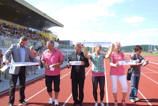 V Plzni otevírali nový stadion