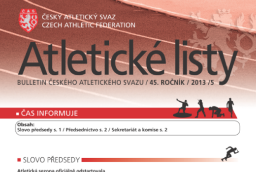 Atletické listy, květen 2013